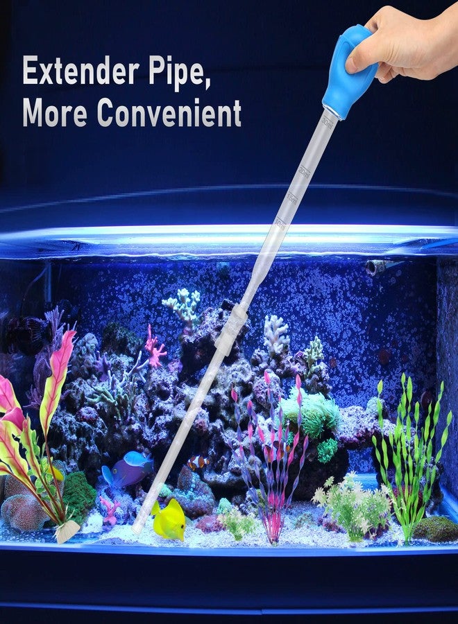 Liveek 5 in 1 Aquarium Coral Feeder Kit, Luxiv 2 Pcs 60ml and 30ml Aquatic Reef Feeding Dropper with 10in Extender Pipe, 2 Pcs Stainless Steel Straight and Curved Aquarium Tweezers for Feeding Tong (Silver) - Image 5